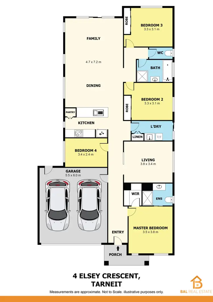 Floorplan of Homely house listing, 4 Elsey Crescent, Tarneit VIC 3029