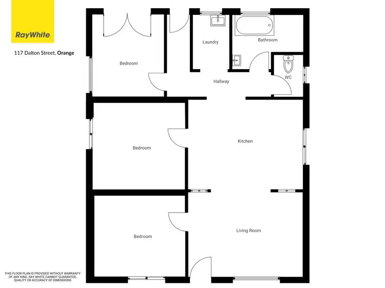 Floorplan of Homely house listing, 117 Dalton Street, Orange NSW 2800