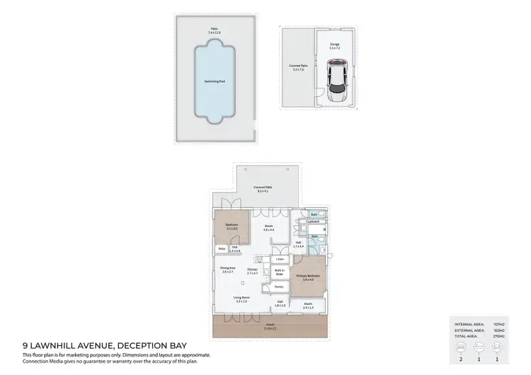 Floorplan of Homely house listing, 9 Lawnhill Avenue, Deception Bay QLD 4508