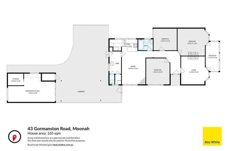 Floorplan of Homely house listing, 43 Gormanston Road, Moonah TAS 7009