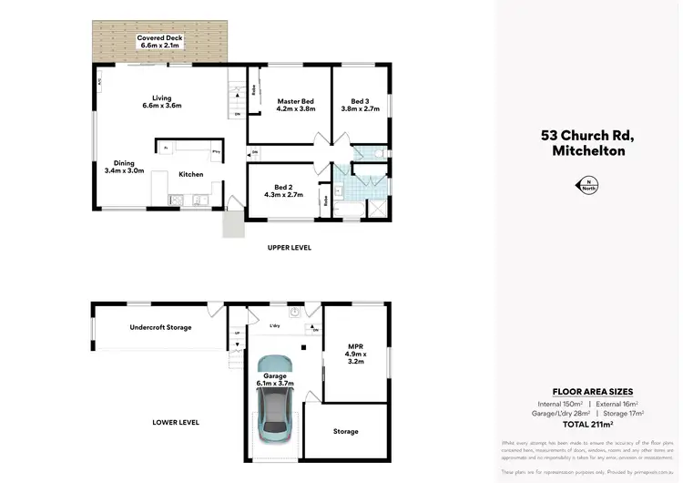Floorplan of Homely house listing, 53 Church Road, Mitchelton QLD 4053