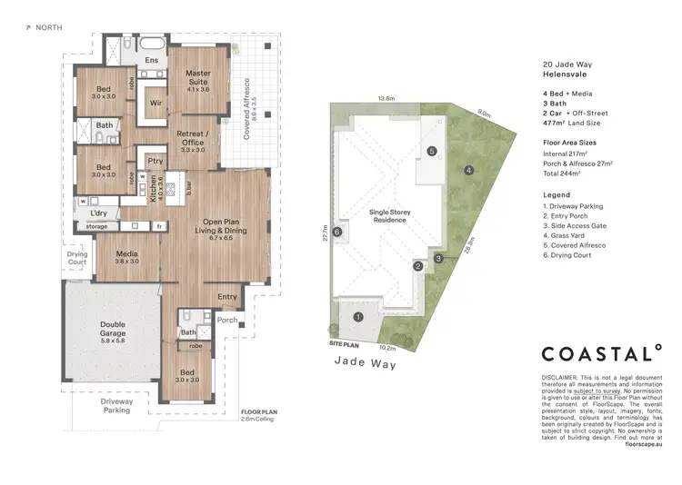 Floorplan of Homely house listing, 20 Jade Way, Helensvale QLD 4212