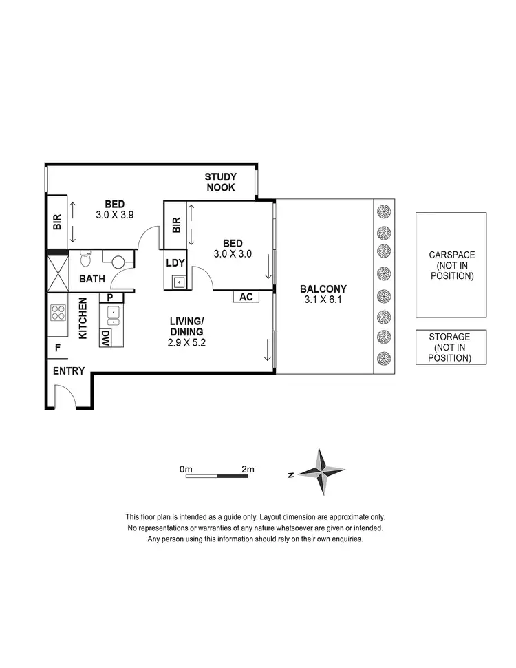 Floorplan of Homely apartment listing, 208/242-246 High Street, Windsor VIC 3181