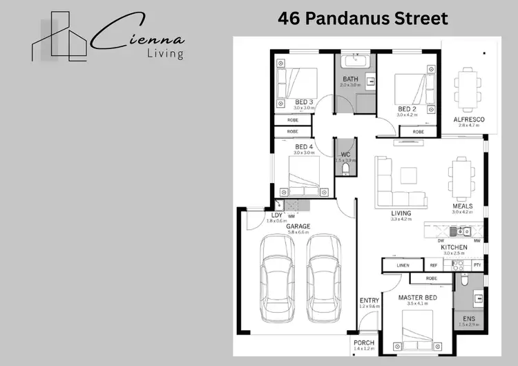 Floorplan of Homely house listing, 46 Pandanus Street, Gympie QLD 4570