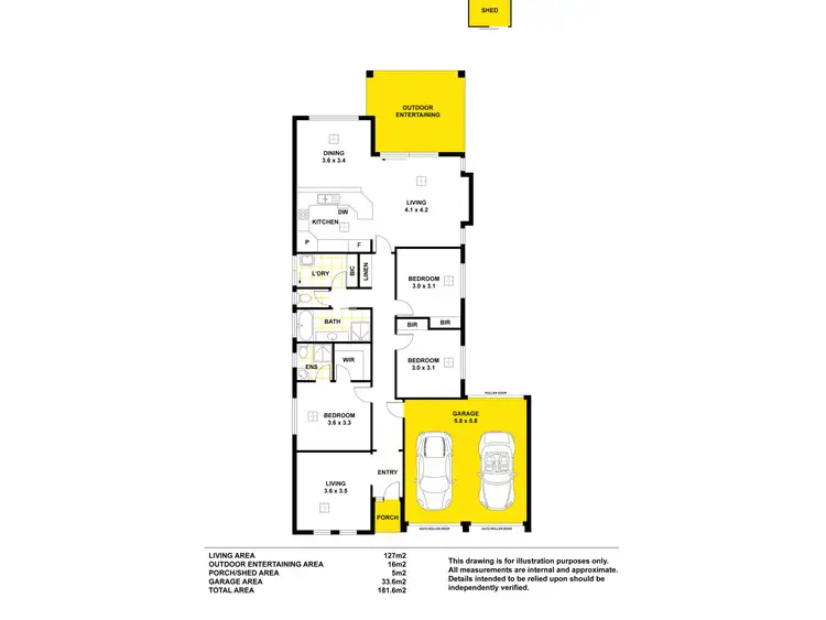 Floorplan of Homely house listing, 47 Mast Avenue, Seaford Meadows SA 5169