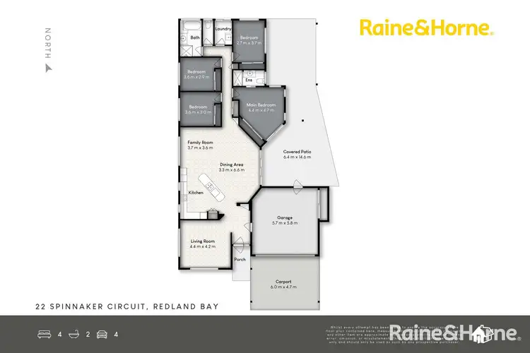 Floorplan of Homely house listing, 22 Spinnaker Circuit, Redland Bay QLD 4165