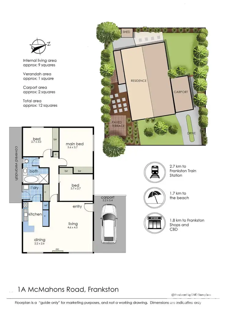Floorplan of Homely house listing, 1A McMahons Road, Frankston VIC 3199