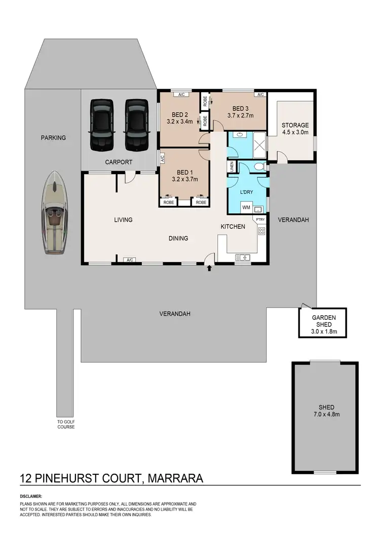 Floorplan of Homely house listing, 12 Pinehurst Court, Marrara NT 812