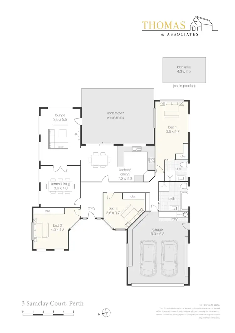 Floorplan of Homely house listing, 3 Samclay Court, Perth TAS 7300