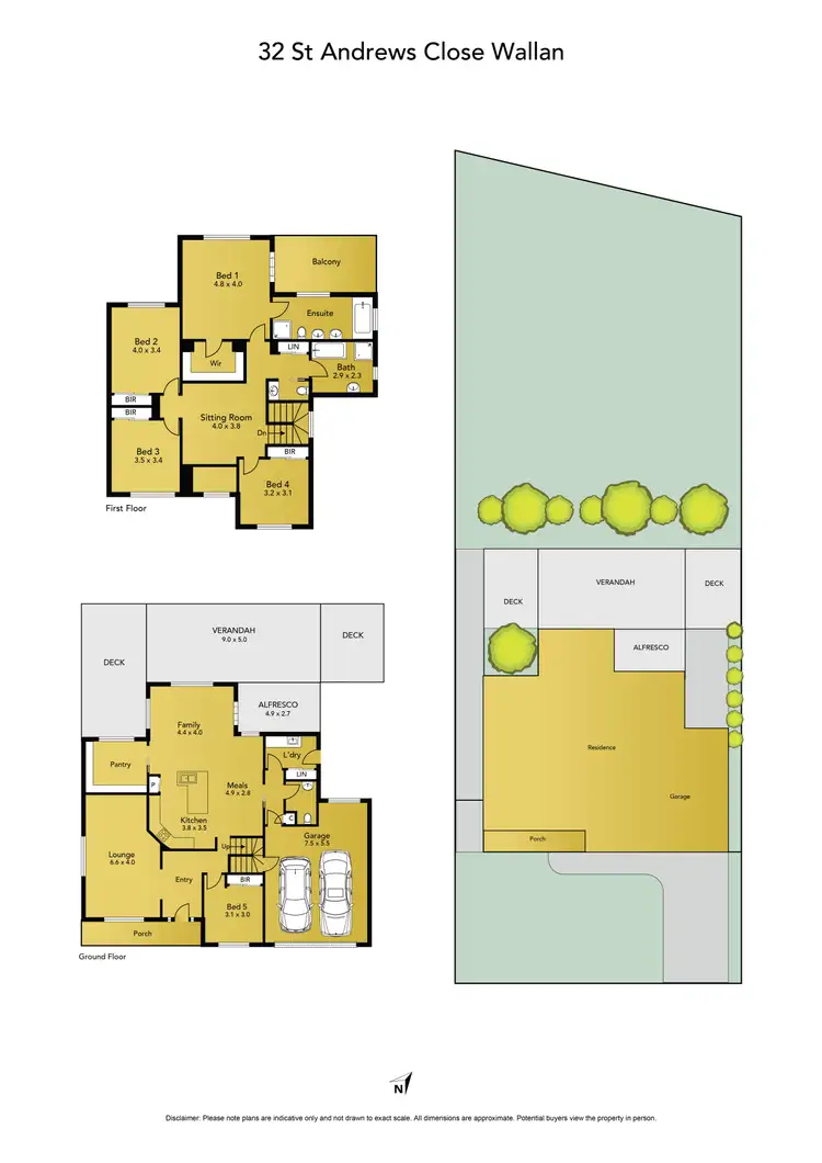 Floorplan of Homely house listing, 32 St Andrews Close, Wallan VIC 3756