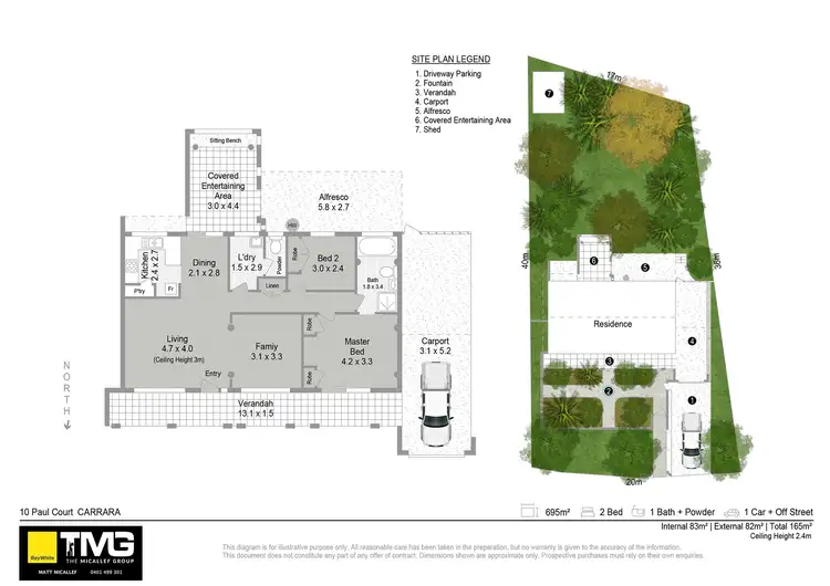 Floorplan of Homely house listing, 10 Paul Court, Carrara QLD 4211