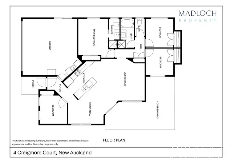 Floorplan of Homely house listing, 4 Craigmoor Court, New Auckland QLD 4680