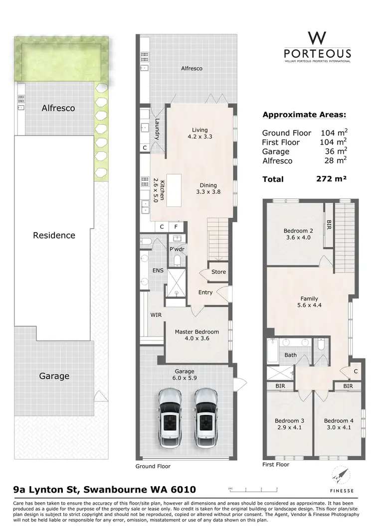 Floorplan of Homely house listing, 9A Lynton Street, Swanbourne WA 6010