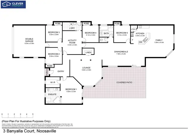 Floorplan of Homely house listing, 3 Banyalla Court, Noosaville QLD 4566