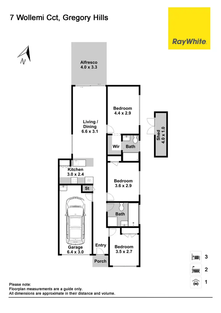 Floorplan of Homely house listing, 7 Wollemi Circuit, Gregory Hills NSW 2557