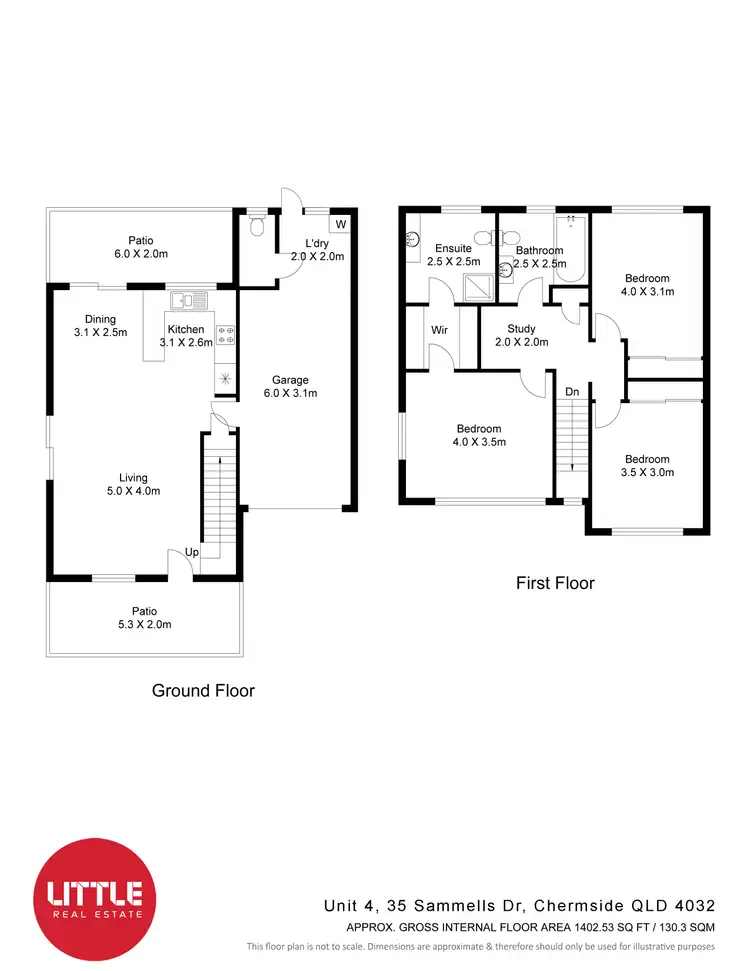 Floorplan of Homely townhouse listing, 4/35 Sammells Drive, Chermside QLD 4032
