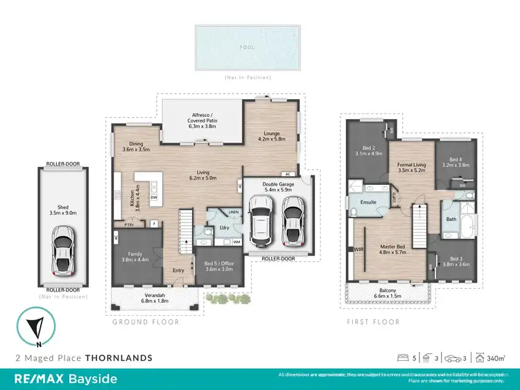 Floorplan of Homely house listing, 2 Maged Place, Thornlands QLD 4164