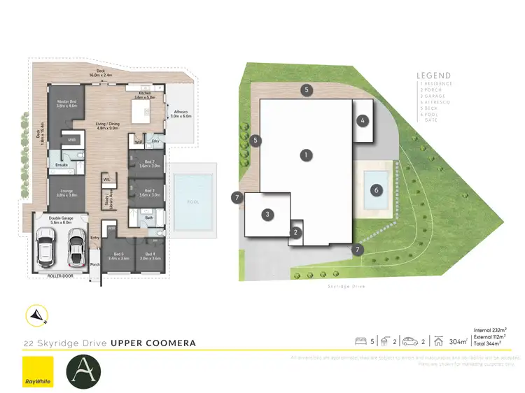 Floorplan of Homely house listing, 22 Skyridge Drive, Upper Coomera QLD 4209
