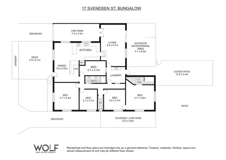 Floorplan of Homely house listing, 17 Svendsen Street, Bungalow QLD 4870