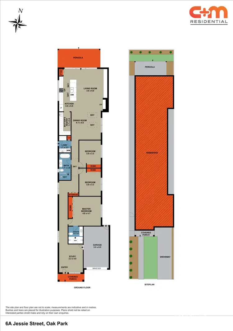Floorplan of Homely house listing, 6A Jessie Street, Oak Park VIC 3046