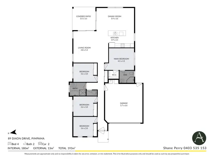Floorplan of Homely house listing, 89 Dixon Drive, Pimpama QLD 4209