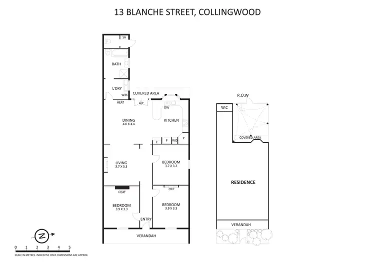 Floorplan of Homely house listing, 13 Blanche Street, Collingwood VIC 3066