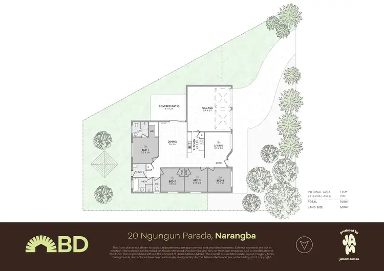 Floorplan of Homely house listing, 20 Ngungun Parade, Narangba QLD 4504