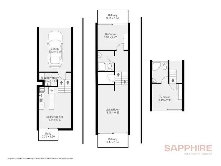 Floorplan of Homely house listing, 12/1-5 Ocean View Avenue, Merimbula NSW 2548