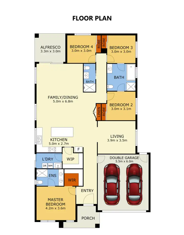 Floorplan of Homely house listing, 22 Kenning Road, Tarneit VIC 3029