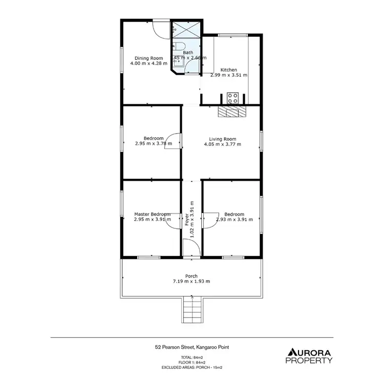 Floorplan of Homely house listing, 52 Pearson Street, Kangaroo Point QLD 4169