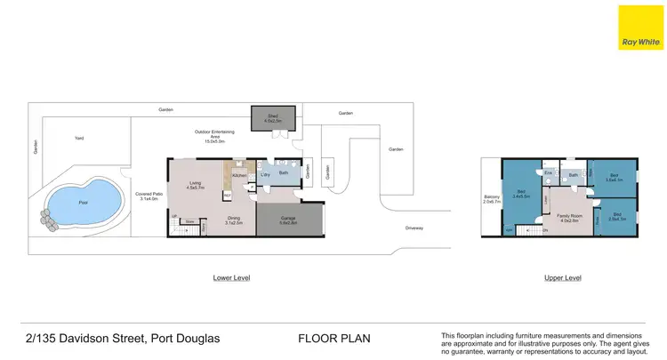 Floorplan of Homely semi-detached listing, 2/135 Davidson Street, Port Douglas QLD 4877