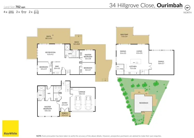 Floorplan of Homely house listing, 34 Hillgrove Close, Ourimbah NSW 2258
