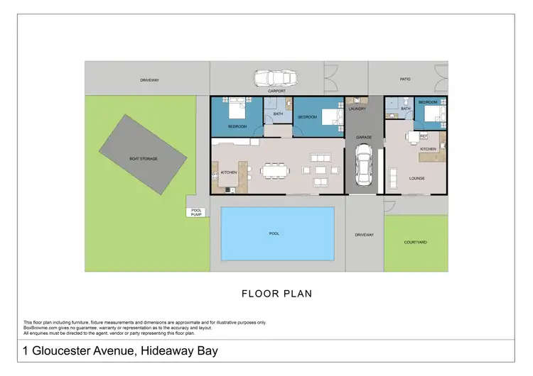 Floorplan of Homely house listing, 1 Gloucester Avenue, Hideaway Bay QLD 4800