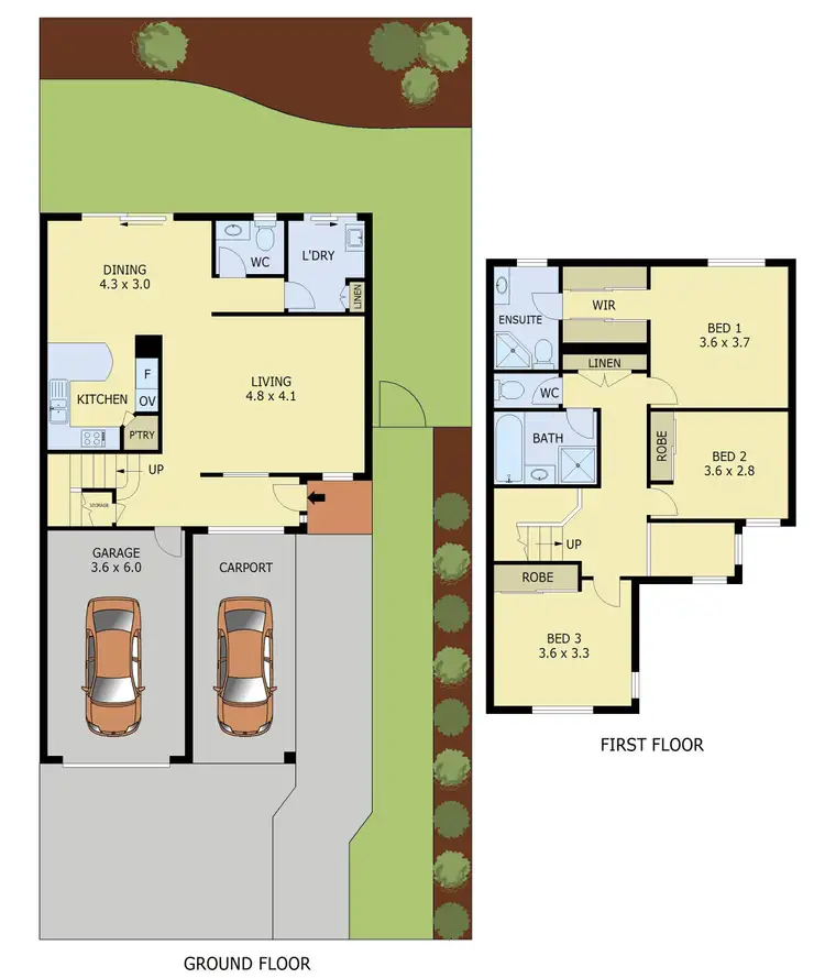 Floorplan of Homely house listing, 11 Kirren Close, Cranbourne VIC 3977