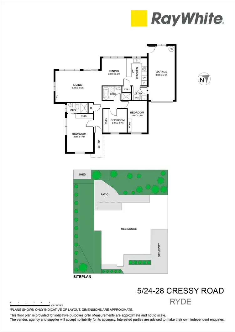 Floorplan of Homely villa listing, 5/24-28 Cressy Road, Ryde NSW 2112