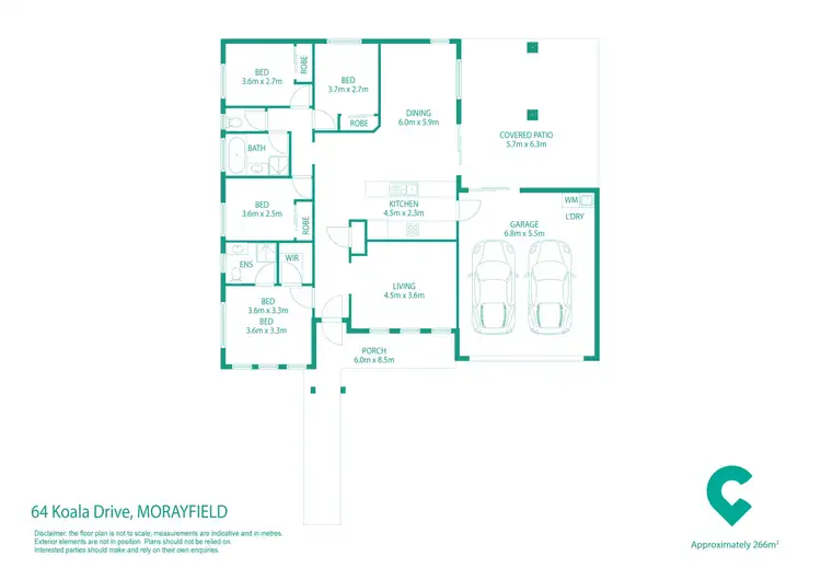 Floorplan of Homely house listing, 64 Koala Drive, Morayfield QLD 4506