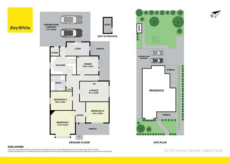 Floorplan of Homely house listing, 54 O'Connor Street, Haberfield NSW 2045