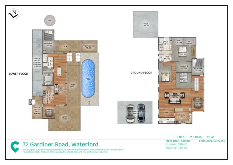 Floorplan of Homely house listing, 72 Gardiner Road, Waterford QLD 4133
