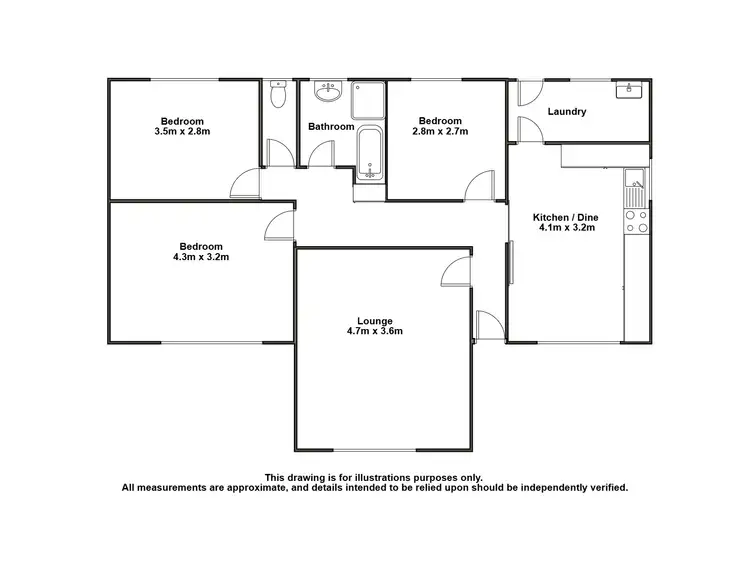 Floorplan of Homely house listing, 16 Hipwell Street, Port Augusta SA 5700