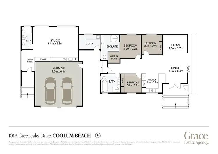 Floorplan of Homely house listing, 101A Greenoaks Drive, Coolum Beach QLD 4573