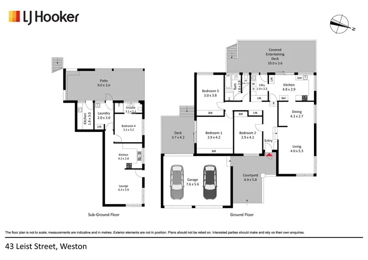Floorplan of Homely house listing, 43 Leist Street, Weston ACT 2611