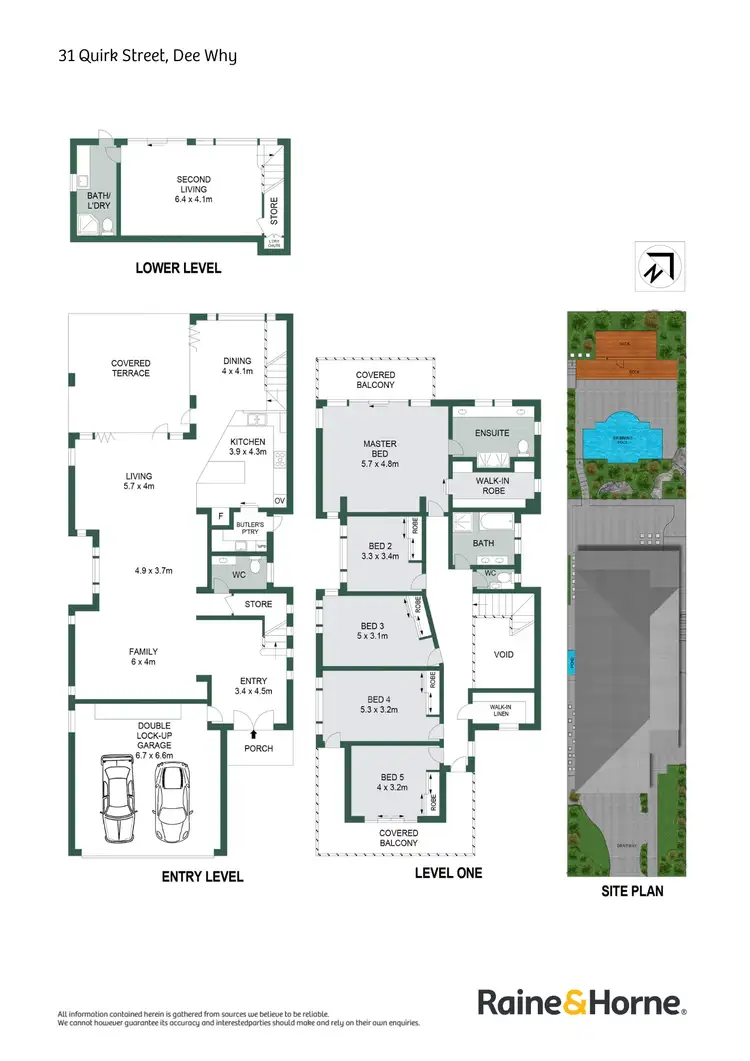 Floorplan of Homely house listing, 31 Quirk Street, Dee Why NSW 2099