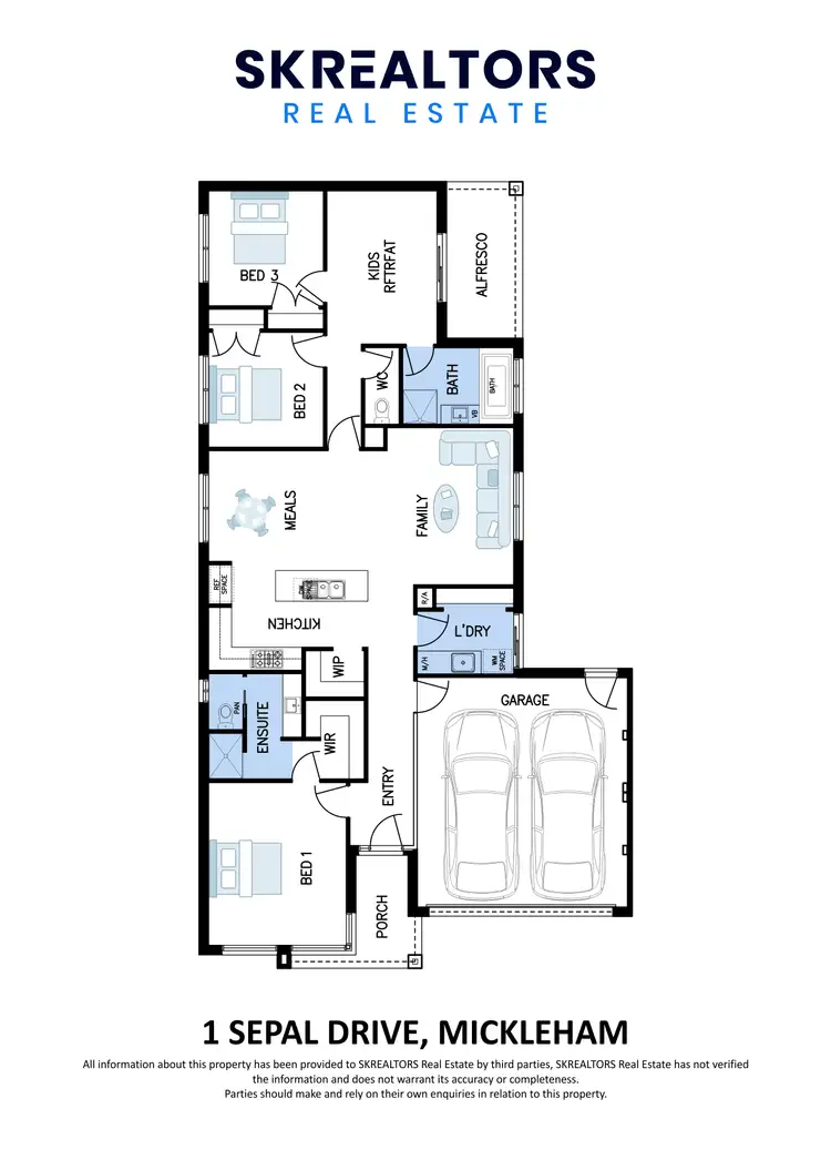Floorplan of Homely house listing, 1 Sepal Drive, Mickleham VIC 3064