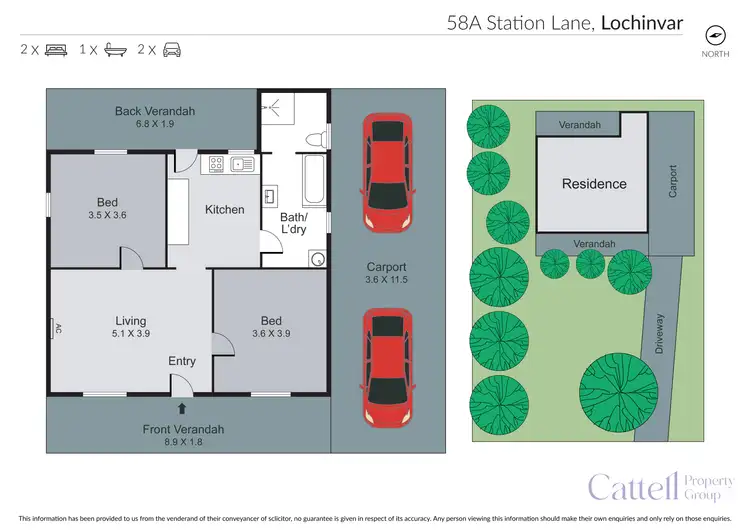 Floorplan of Homely house listing, 58A Station Lane, Lochinvar NSW 2321