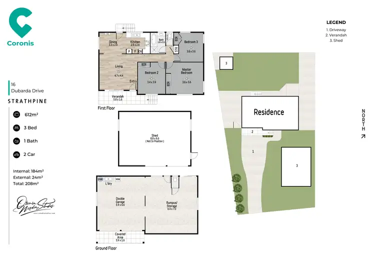 Floorplan of Homely house listing, 16 Dubarda Drive, Strathpine QLD 4500