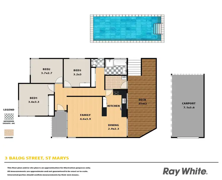 Floorplan of Homely house listing, 3 Balog Street, St Marys NSW 2760