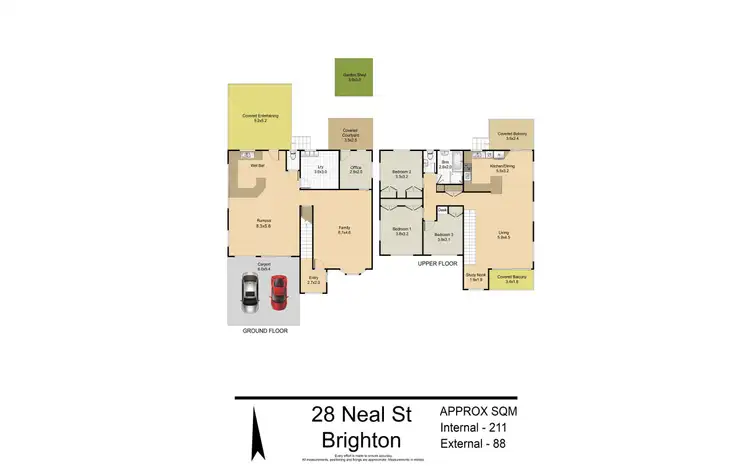 Floorplan of Homely house listing, 28 Neal Street, Brighton QLD 4017