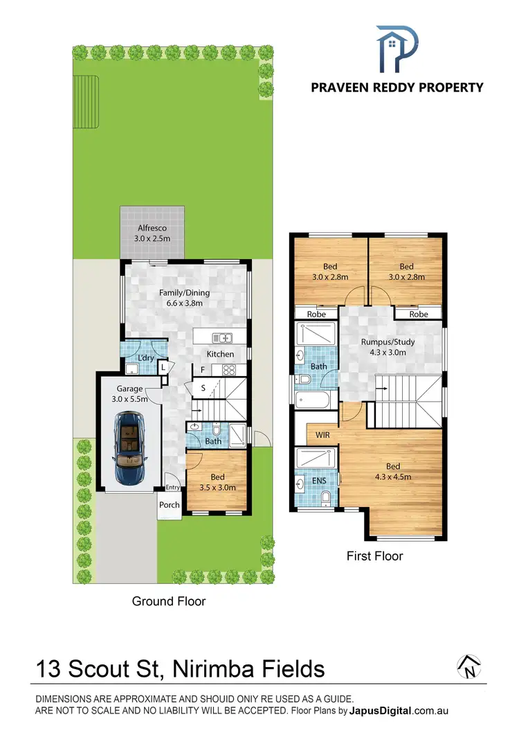 Floorplan of Homely house listing, 13 Scout Street (NIRIMBA FIELDS), Schofields NSW 2762
