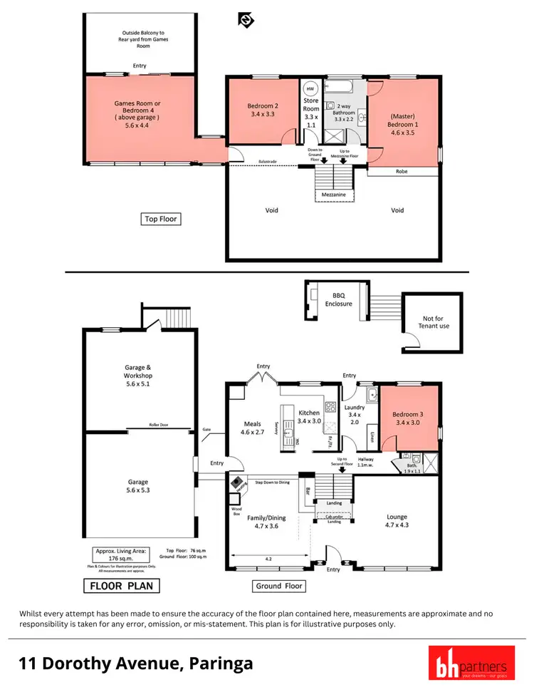 Floorplan of Homely house listing, 11 Dorothy Avenue, Paringa SA 5340