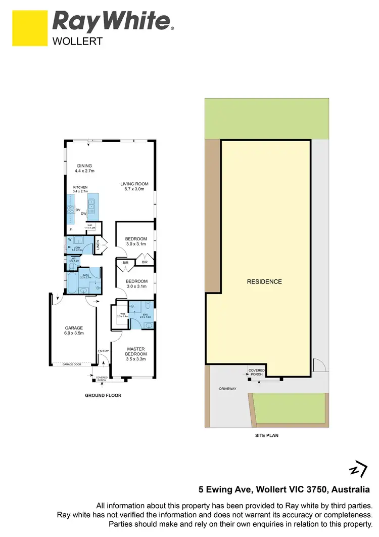 Floorplan of Homely house listing, 5 Ewing Avenue, Wollert VIC 3750
